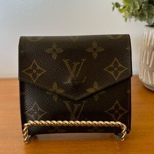 LV Monogram Elise Compact Wallet